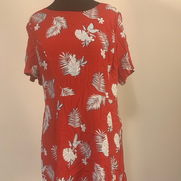 forever 21 plus red dress